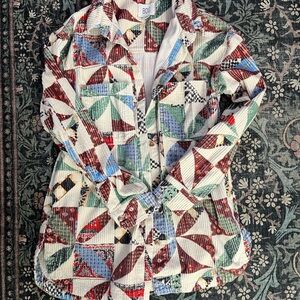 BDG Red and Green Utility Jacket